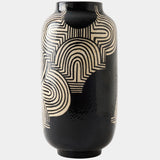 Arches Vase, Black/White