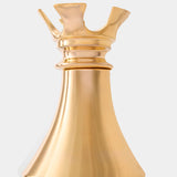 Gambit King Jar, White/Gold