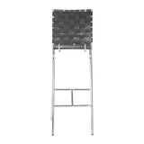 Criss Cross Barstool, Black, Set of 2-Furniture-High Fashion Home