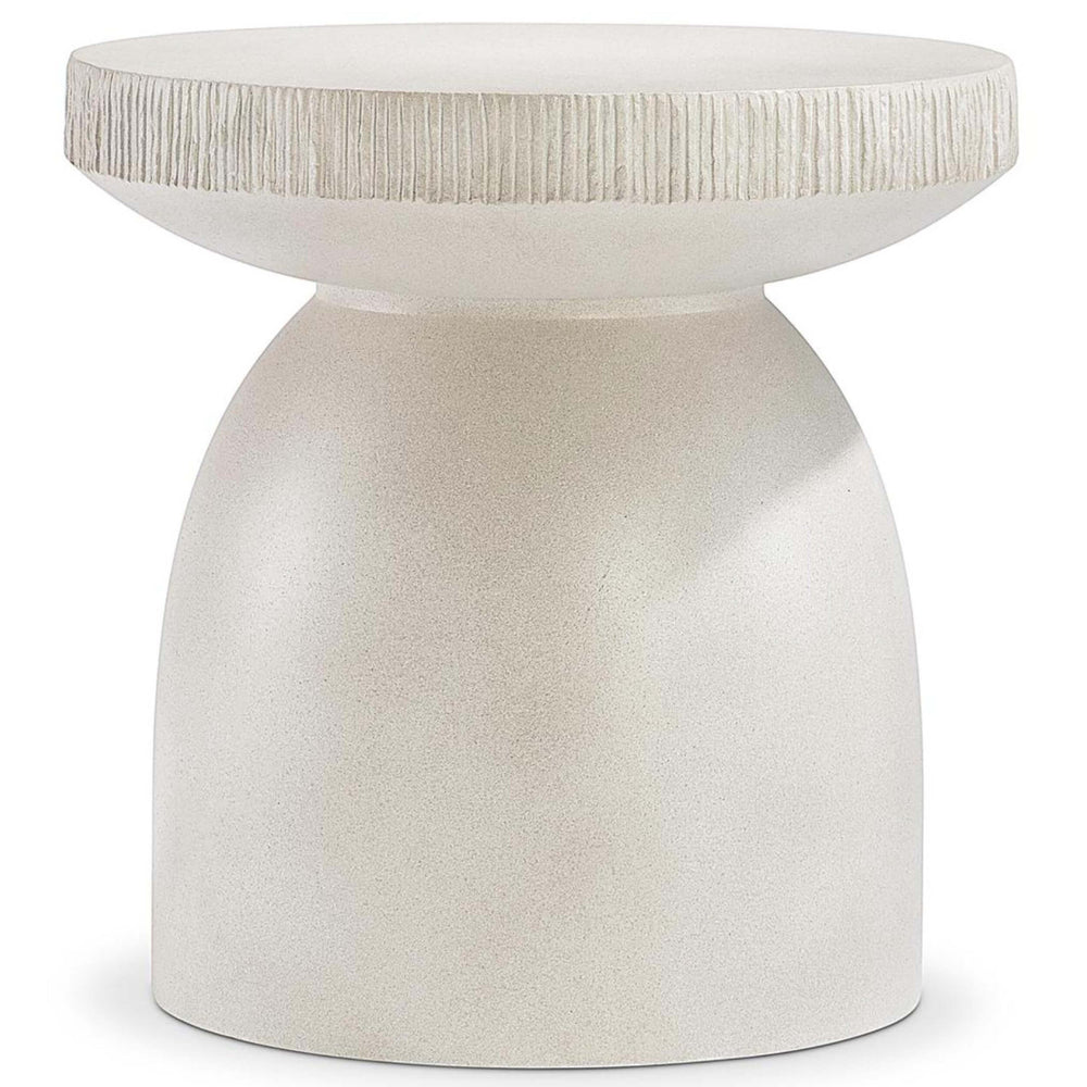 Antibes Side Table, Pumice