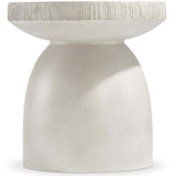 Antibes Side Table, Pumice