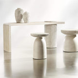 Antibes Side Table, Pumice