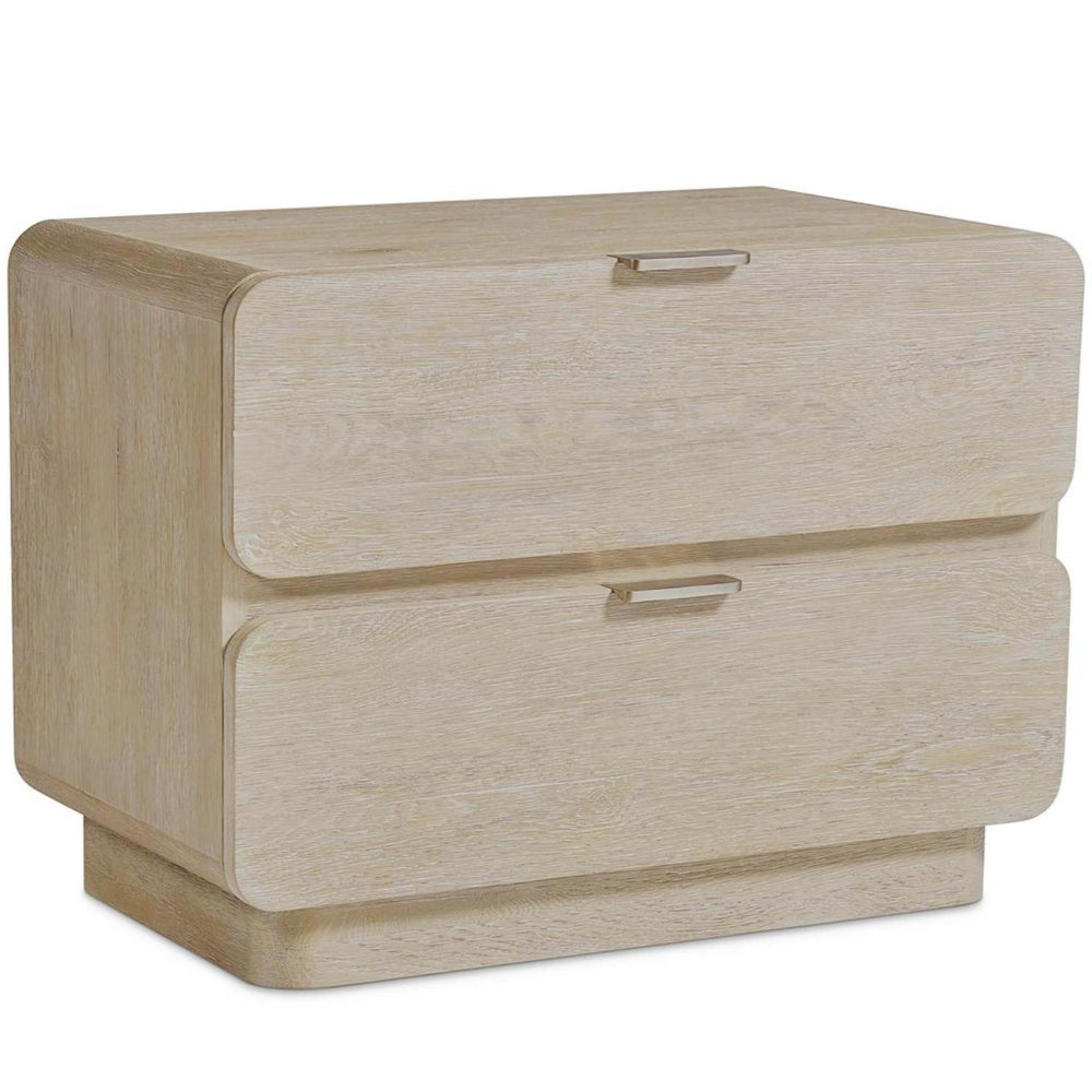 Antibes 2 Drawer Wide Nightstand, Roz