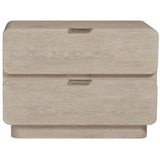 Antibes 2 Drawer Wide Nightstand, Roz