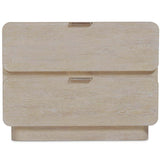 Antibes 2 Drawer Wide Nightstand, Roz