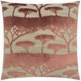 Raintree Pillow, Rose, Set of 2