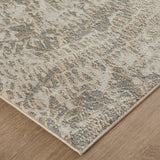 Feizy Rug Parker 3702F, Silver/Ivory