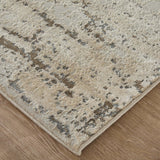 Feizy Rug Parker 3719F, Silver/Beige