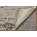 Feizy Rug Parker 3719F, Silver/Beige