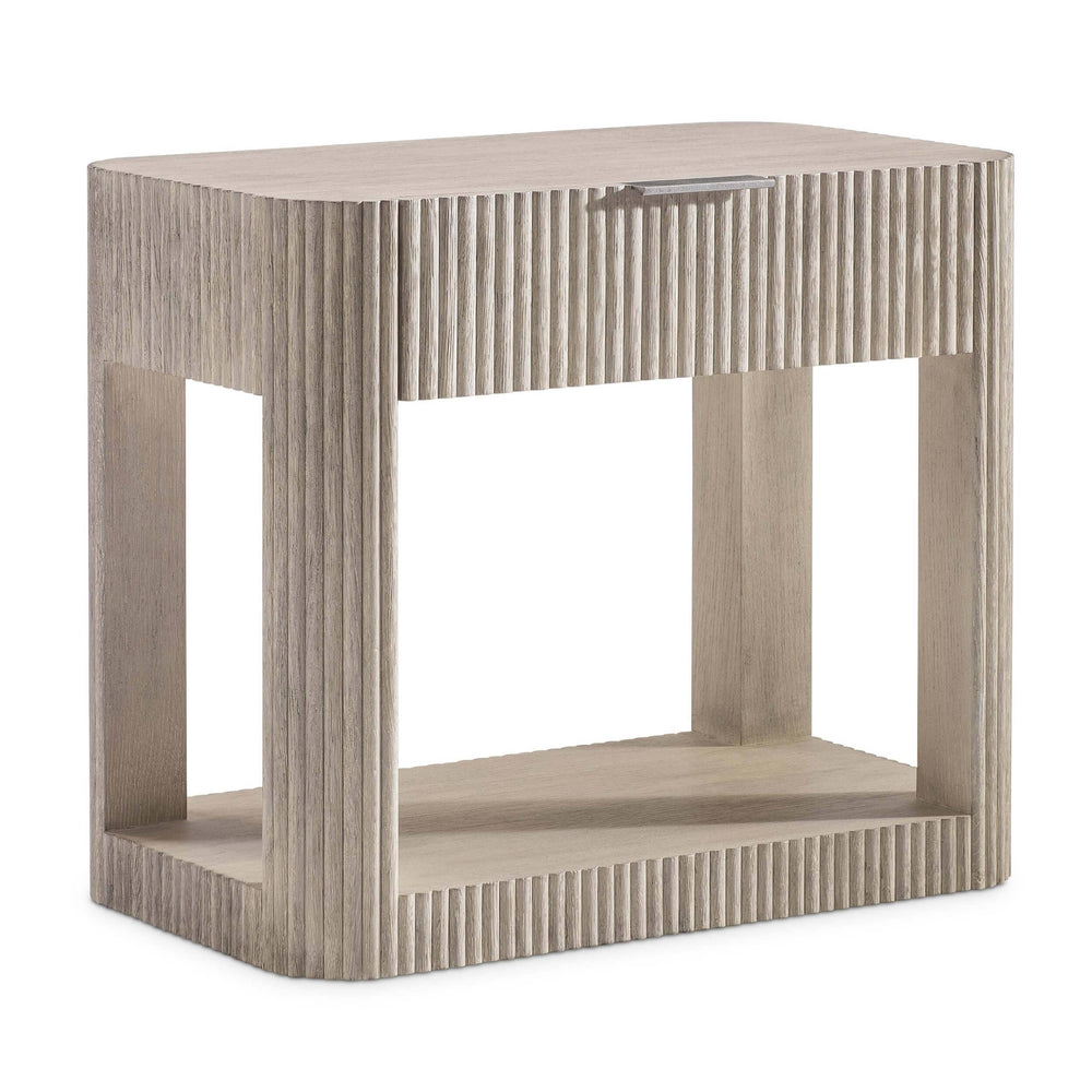 Lucerne 1 Drawer Nightstand, Alba