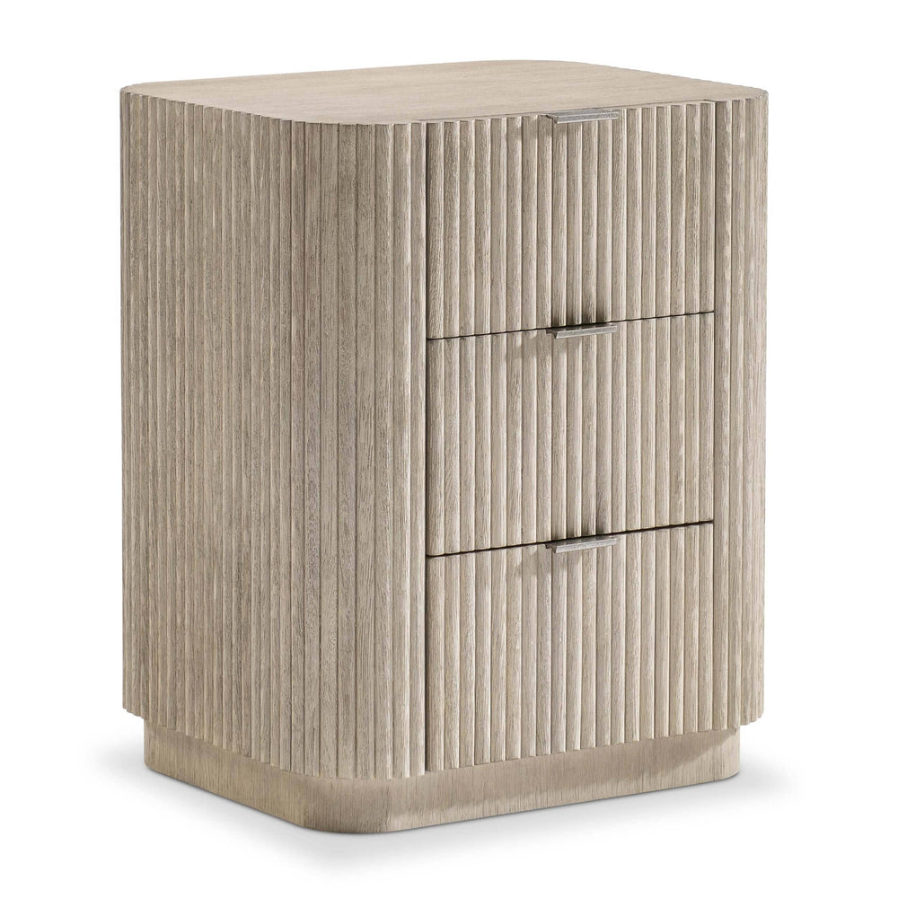 Lucerne 3 Drawer Nightstand, Alba