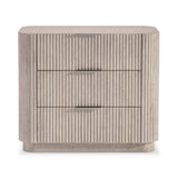 Lucerne 3 Drawer Wide Nightstand, Alba