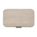 Lucerne 3 Drawer Wide Nightstand, Alba