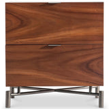 Brasea 2 Drawer Nightstand, Lume