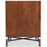 Brasea 2 Drawer Nightstand, Lume