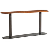 Brasea Rounded Console Table, Lume