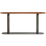 Brasea Rounded Console Table, Lume