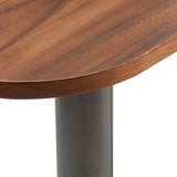 Brasea Rounded Console Table, Lume