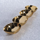 4-Tier Nut Bowl, Polished Gold