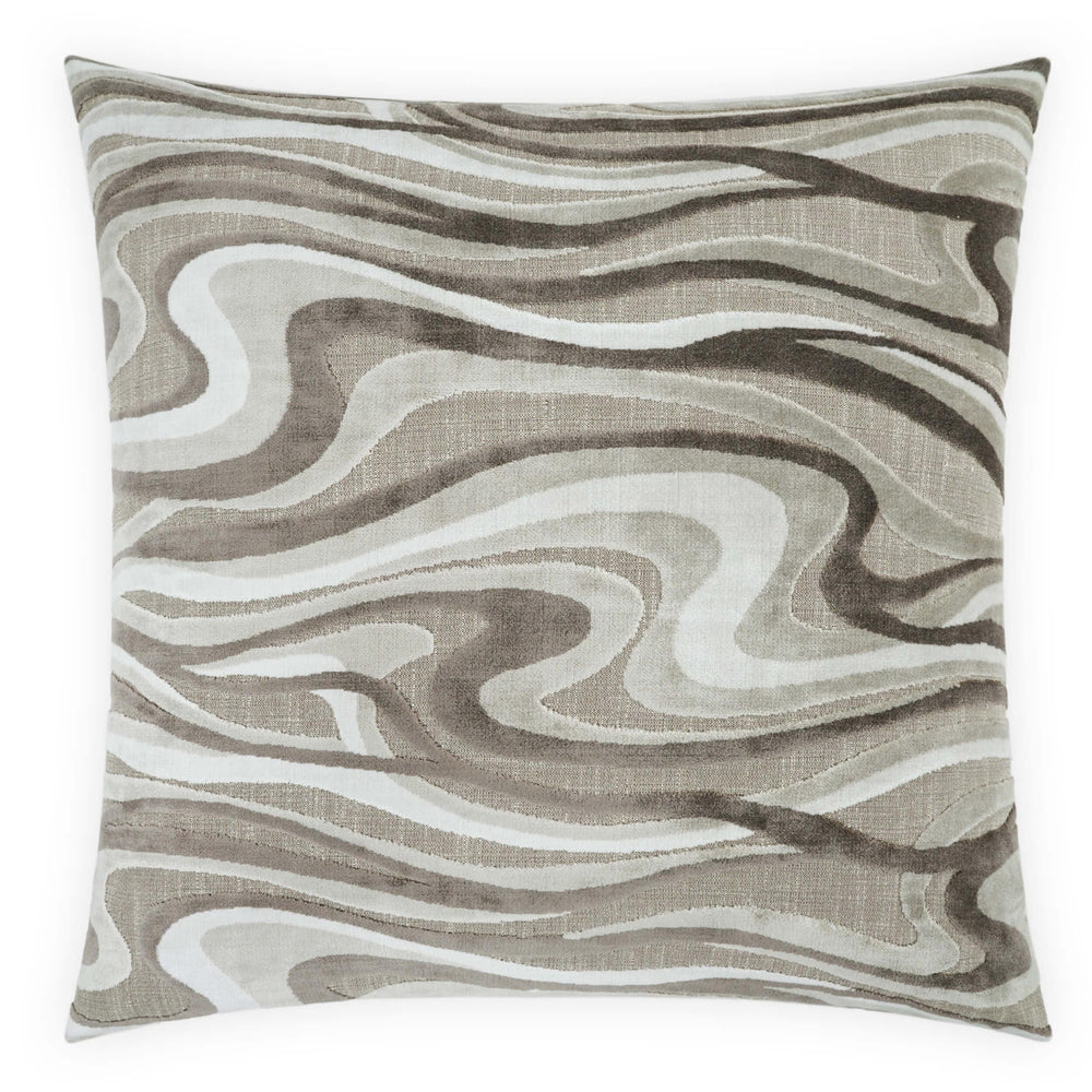 Sway Pillow, Travertine-Accessories-High Fashion Home