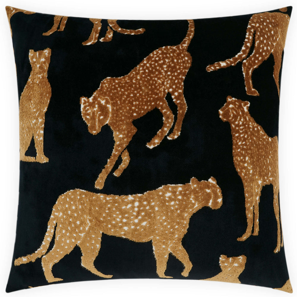 Animique Pillow, Ebony-Accessories-High Fashion Home