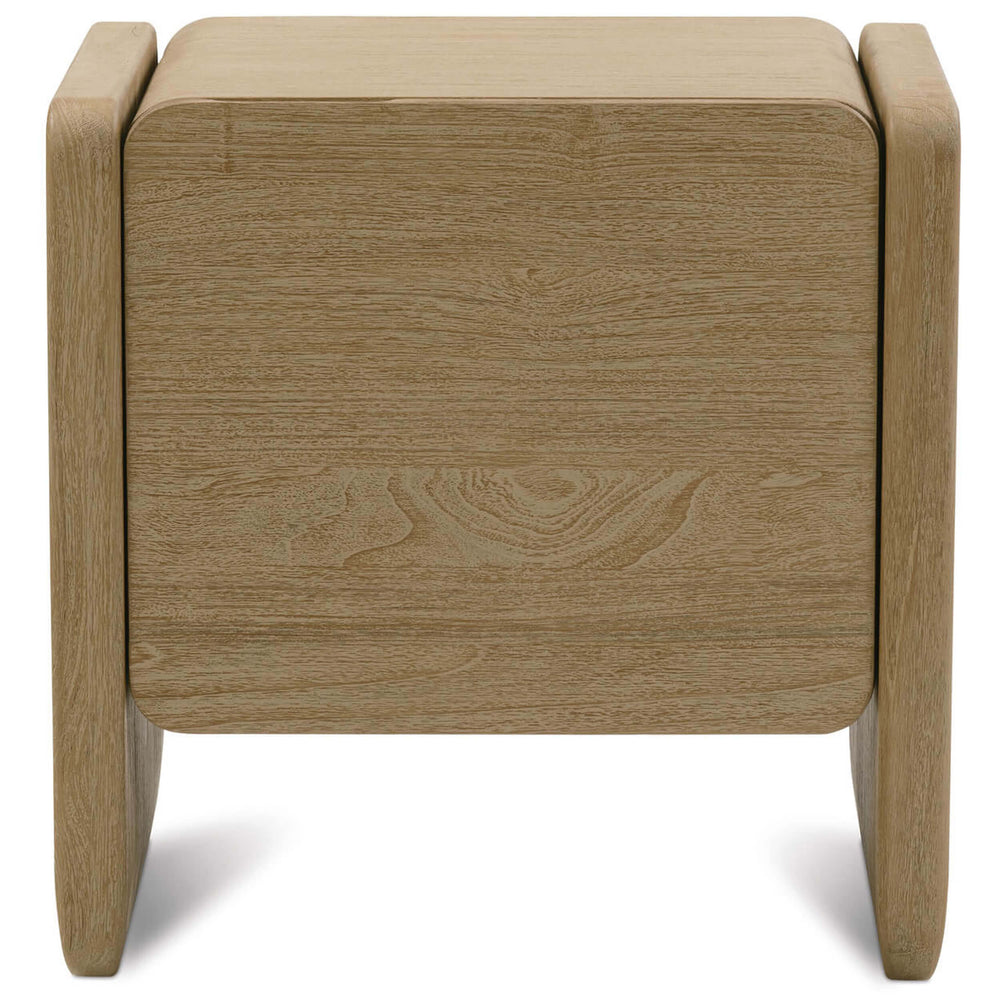 Nova End Table, Weathered Teak