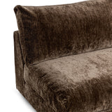 Ludwig Armless Chair, Mossed Brown