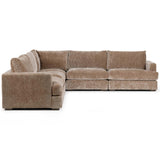 Ludwig 5 Piece Sectional, Oyster Taupe