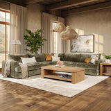 Ludwig 5 Piece Sectional, Willow Drift