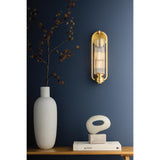 Binnewater Wall Sconce, Aged Brass