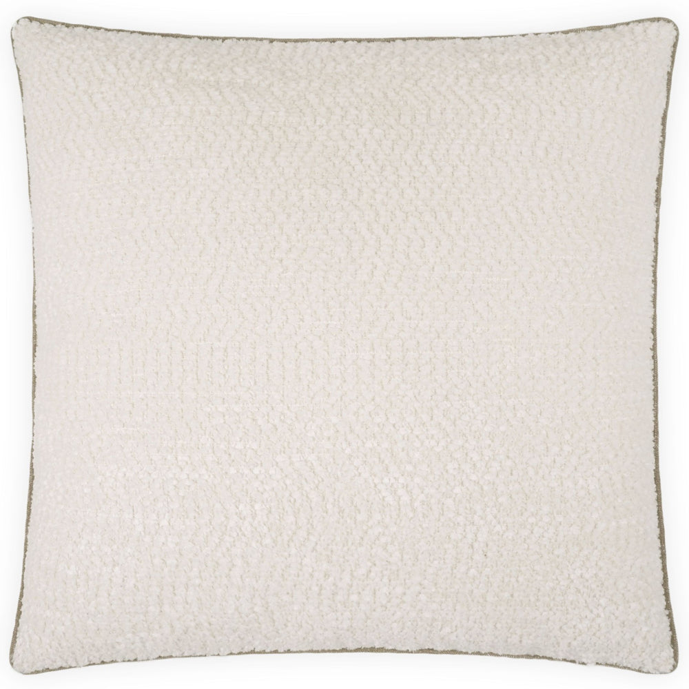 Knubby 24" Pillow, Ivory, Set of 2