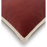 Deveraux Box II Lumbar Pillow, Red Pepper, Set of 2