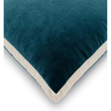 Deveraux Box Pillow, Azure, Set of 2