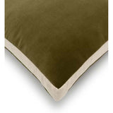 Deveraux Box Pillow, Olive, Set of 2