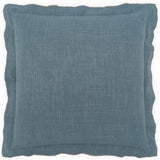 Lena Flange Pillow, Lapis, Set of 2