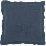 Lena Flange Pillow, Denim, Set of 2