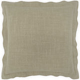 Lena Flange Pillow, Wheat, Set of 2