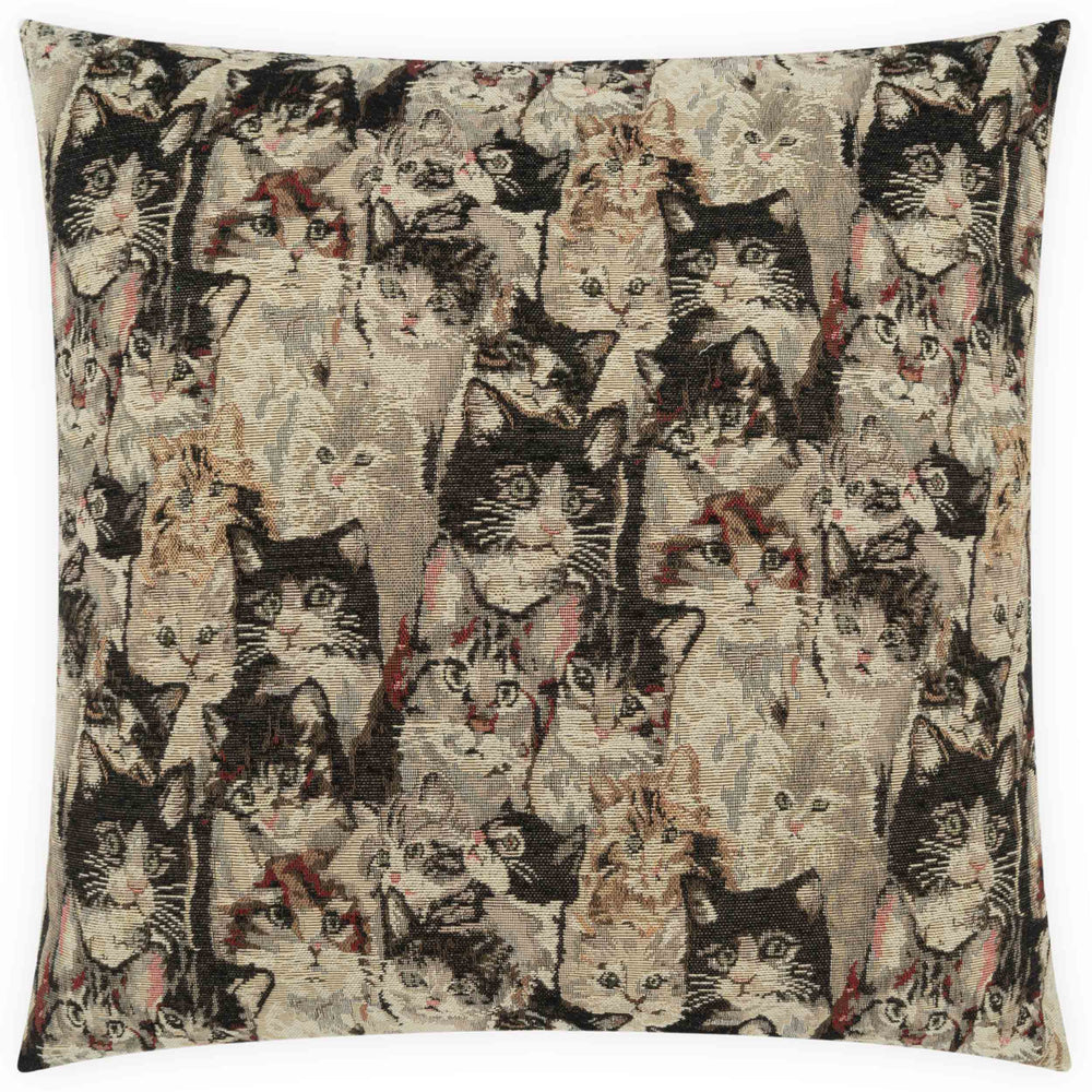 Cat's Meow Pillow, Multi, Set of 2