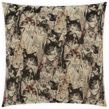 Cat's Meow Pillow, Multi, Set of 2