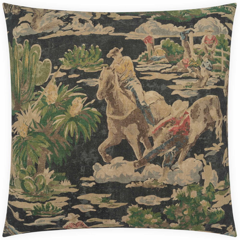 Saddler Pillow, Denim, Set of 2