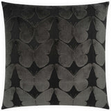 Flutterby Pillow, Jet, Set of 2