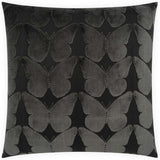 Flutterby Pillow, Jet, Set of 2