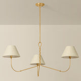 Kekald Chandelier, Vintage Gold Leaf