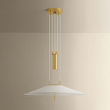 Emmons Pendant, Aged Brass/Soft White