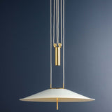 Emmons Pendant, Aged Brass/Soft White