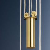 Emmons Pendant, Aged Brass/Soft White
