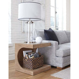Dune Rectangular End Table, Driftwood
