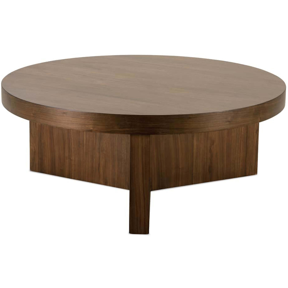 Capri Round Cocktail Table, Auburn