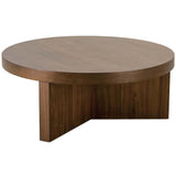 Capri Round Cocktail Table, Auburn