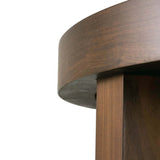Capri Round Cocktail Table, Auburn